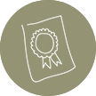 Small medal Icon. For Page: Certified Financial Planner certification in the UK, and CFP case study assessment
