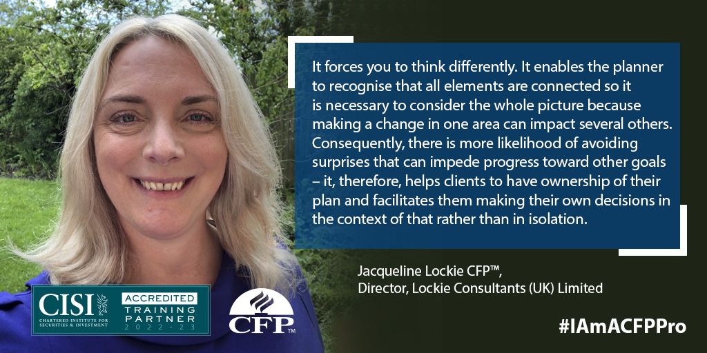 An image and quote from Jackie Lockie CFP. For page - CFP in the UK